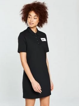 image of Nike Sportswear Box Swoosh Dress Black Size M Women