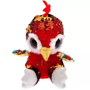 Image of Liverpool FC Parrot Plush Toy (One Size) (Red/White)