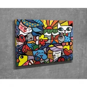 Image of DC339 Multicolor Decorative Canvas Painting