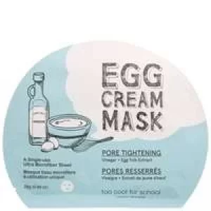Image of too cool for school Skincare Egg Cream Mask Pore Tightening Set 5 x 28g