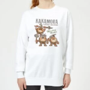 Image of Moana Kakamora Mischief Maker Womens Sweatshirt - White - 3XL