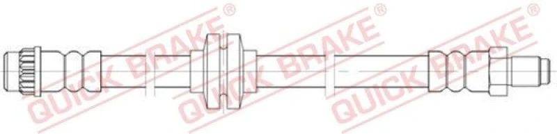 Image of QUICK BRAKE Brake hose QUICK BRAKE 32.126