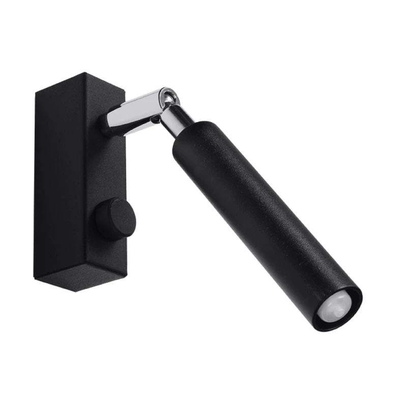 Image of Sollux Lighting High-Quality Stainless Steel Modern Wall Lamp - Eyetech Design - Ideal for All Rooms