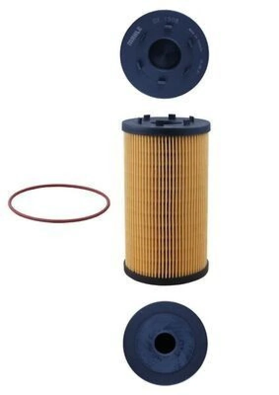 Image of MAHLE OX 1306D Oil filter Filter Insert, with gasket/seal Oil Filter (7)