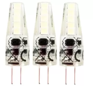 image of 1.8W LED Mini Bulb G4, Warm White 3000K (pack of 3)