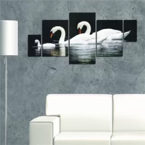 Image of K15 Multicolor Decorative MDF Painting (5 Pieces)