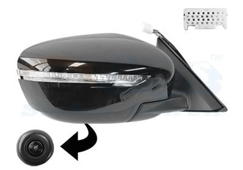 Image of VAN WEZEL Wing mirror VAN WEZEL 3372828