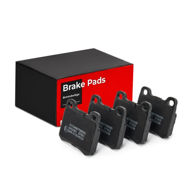 Image of STARK SKBP-0010321 Brake pad set Rear Axle, not prepared for wear warning indicator Brake Pad Set,disc brake (402)
