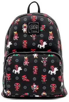 image of Deadpool Pop! by Loungefly - 30th Anniversary - Deadpool Mini backpacks multicolour