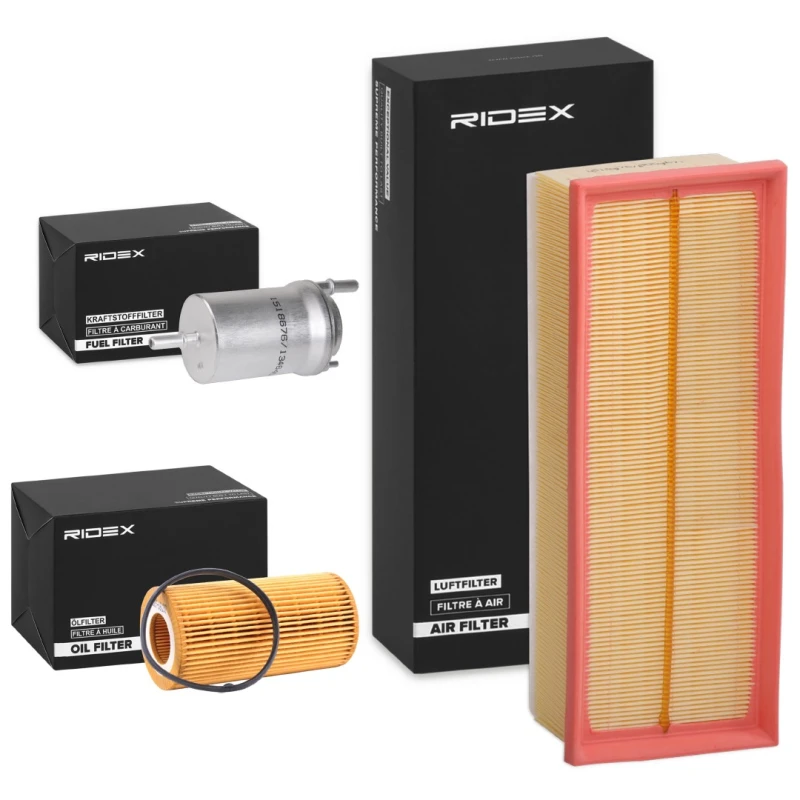 Image of RIDEX 4055F8149 Filter Set with gaskets/seals Filter Set (4055)