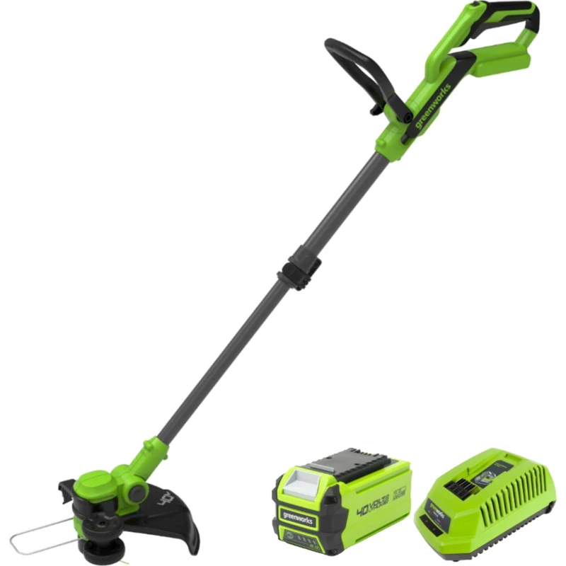 Image of Greenworks ST40B 40v Cordless Grass Trimmer 330mm ST40B215-01 Batteries: 1 x 2ah Li-ion