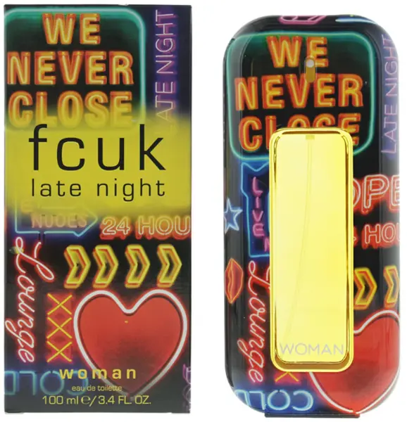 image of Fcuk Late Night Eau de Toilette For Her 100ml