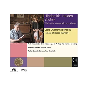 Image of Cécile Grüebler - Hindemith/Heiden/Skolnik: Werke Für Violoncello Und Klavier CD
