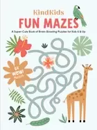 Image of kindkids fun mazes a super cute book of brain boosting puzzles for kids 6 a