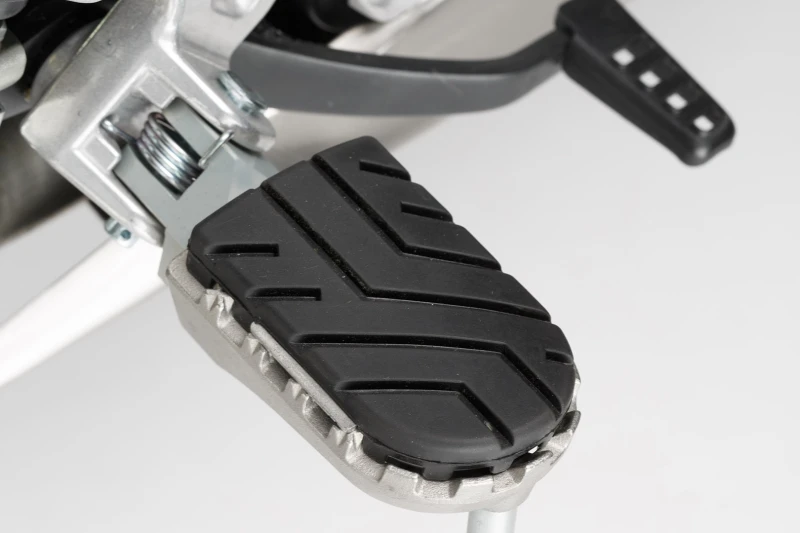 Image of SW-Motech ION footrest kit - Honda / BMW / Triumph / Voge - models., black-silver