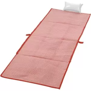 Image of Bullet Bonbini Foldable Beach Tote And Mat (One Size) (Red) - Red