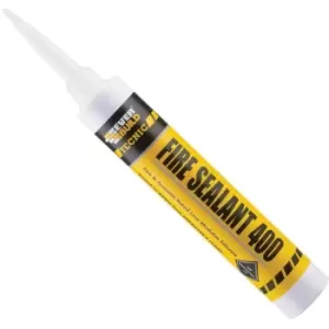 Image of Fire Sealant Silicone, White, 380ML - White - Everbuild