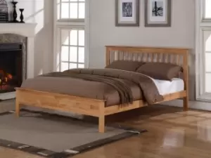 Image of Flintshire Pentre 6ft Super King Size Oak Wooden Bed Frame