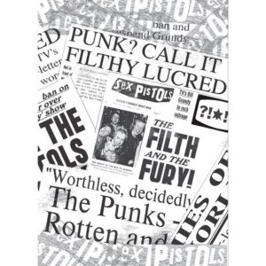 Image of The Sex Pistols - Newspaper Postcard