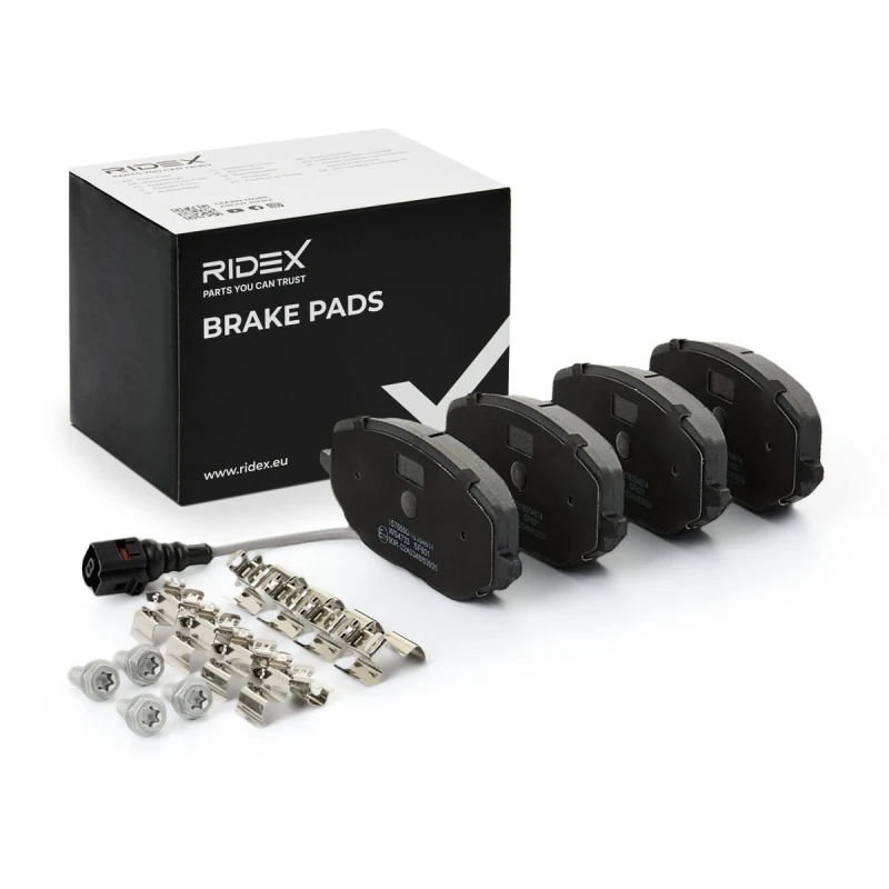 Image of RIDEX Brake pad set RIDEX 402B1905