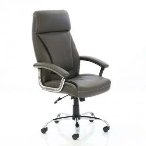 Image of Trexus Penza Executive Leather Chair Brown Ref EX000187
