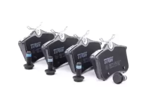 Image of TRW Brake pad set PEUGEOT,CITROEN,DS GDB1973 1607083280,1616872680,1623180780 1631831780,1607083280,1616872680,1623180780,1631831780,1607083280