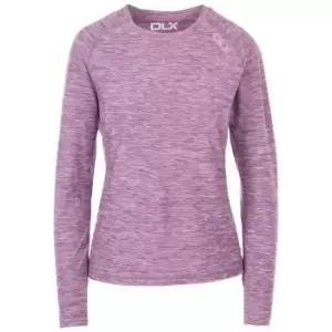 Image of Trespass Womens/Ladies Jannett Long-Sleeved T-Shirt (S) (Wild Purple Marl)