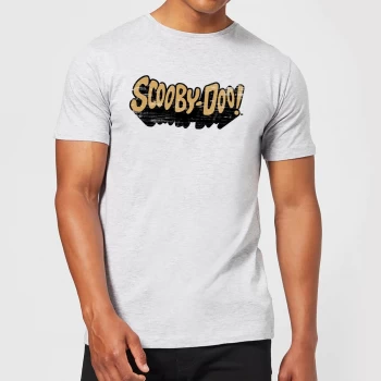 Scooby Doo Retro Colour Logo Mens T-Shirt - Grey - 5XL