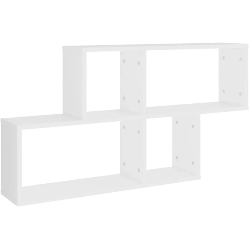 Image of VIDAXL Wall Shelf White 100x18x53cm Engineered Wood Vidaxl 8720286595787