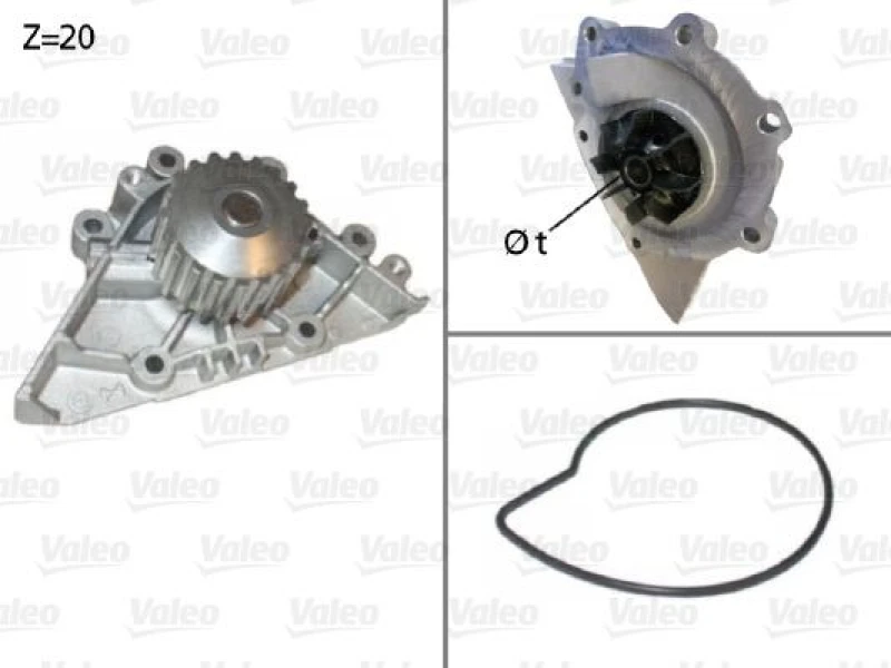 Image of Water pump VALEO 506720