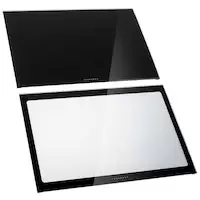 image of Streacom DA2 Tempered Glass Side Panel Kit - Black