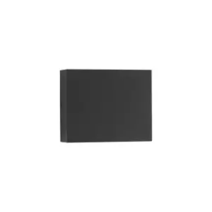 Image of Netlighting Merano Cavendish Outdoor Up Down Wall Lamp Anthracite Aluminium, Gla