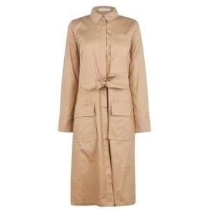 Image of Sofie Schnoor Bella Cotton Trench Shirt - Camel