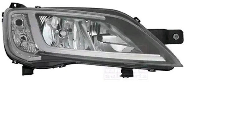 Image of VAN WEZEL 1652962 Headlights H7/H7, Right, with motor for headlamp levelling Headlight (259)