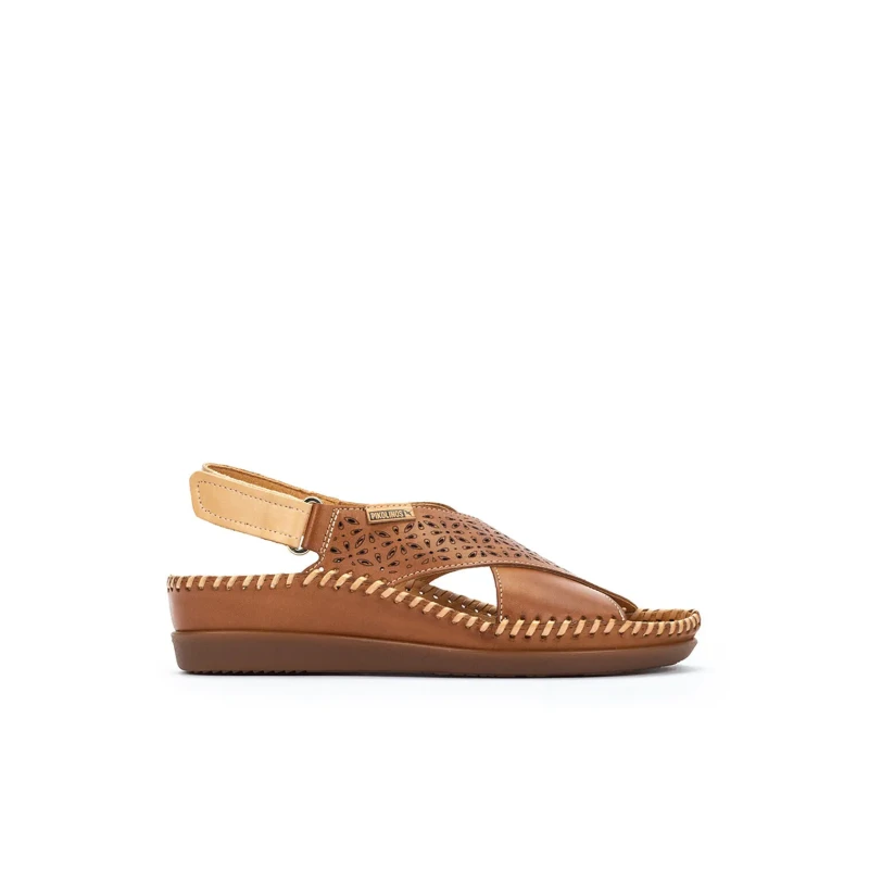 Image of Pikolinos Womens wedge sandals Pikolinos Cadaques Marron Female 38