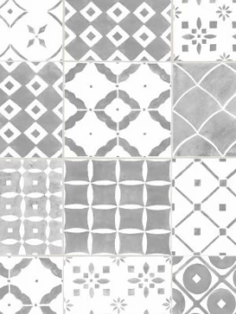 Image of Contour Porches Grey Wallpaper