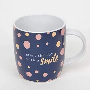 Image of Bellini Stoneware Mug - Start With A Smile