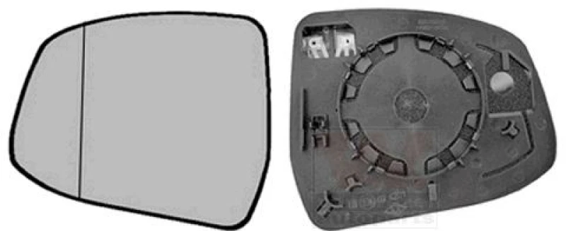 Image of VAN WEZEL Wing mirror glass VAN WEZEL 1866837