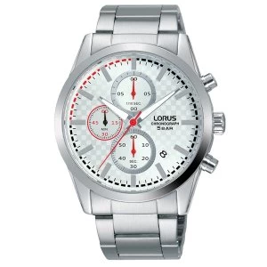 image of Lorus RM393FX9 Mens Dress Chronograph Bracelet Watch