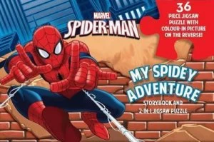 Image of Marvel Spider-Man My Spidey Adventure Storybook and 2-in-1 Jigsaw by Parragon Books Paperback