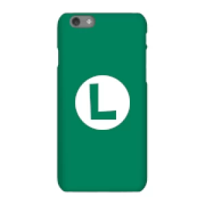 image of Nintendo Super Mario Luigi Logo Phone Case - iPhone 6S - Snap Case - Gloss