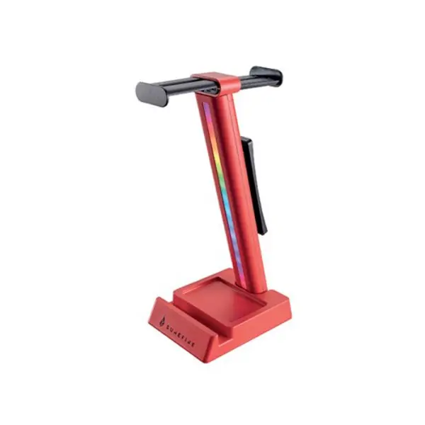 Image of SureFire Vinson N1 Dual Balance Gaming RGB Headset Stand Red 48846