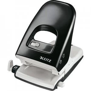 Image of Leitz 51380095 Heavy duty punch New NeXXt Black Selectable paper size (max.): A4 40 sheets (80 g/m²)