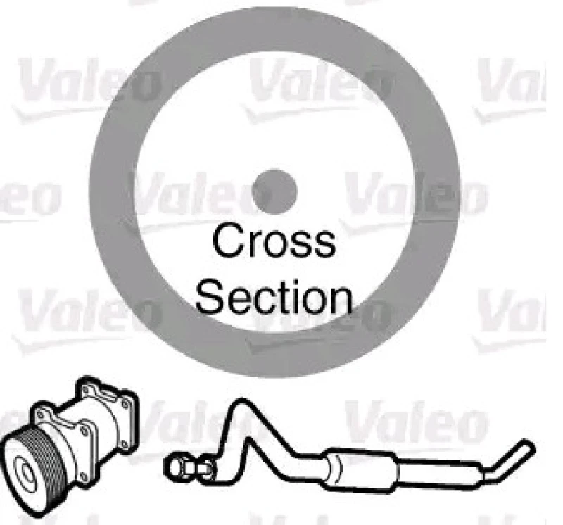 Image of VALEO 509153 Gaskets Seal,coolant pipe (547)