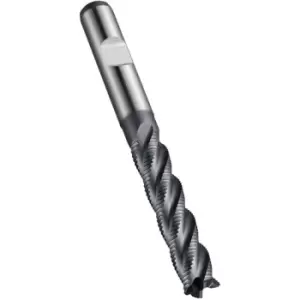 Image of C492 18.00MM HSS-E Flatted Shank Multi-flute Long Series Roughing End Mill - Alcrona Coated DIN 844 L