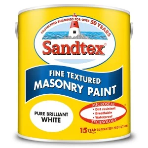 image of Crown Paints Sandtex Microseal Textured Masonry Paint 2.5L