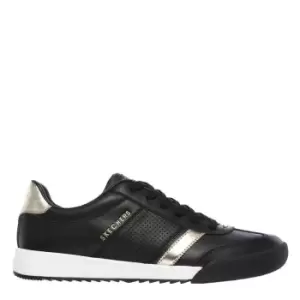 Image of Skechers Zing Flick Womens Trainers - Black