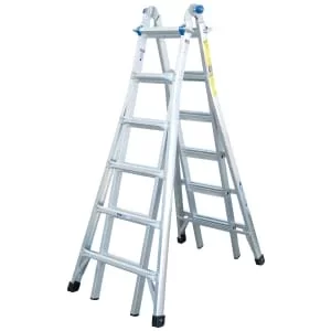 Image of Werner Telescopic 4 x 6 Aluminium Combination Ladder