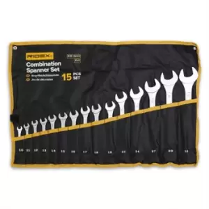 Image of RIDEX Spanner Set, ring / open ended 2346A0003