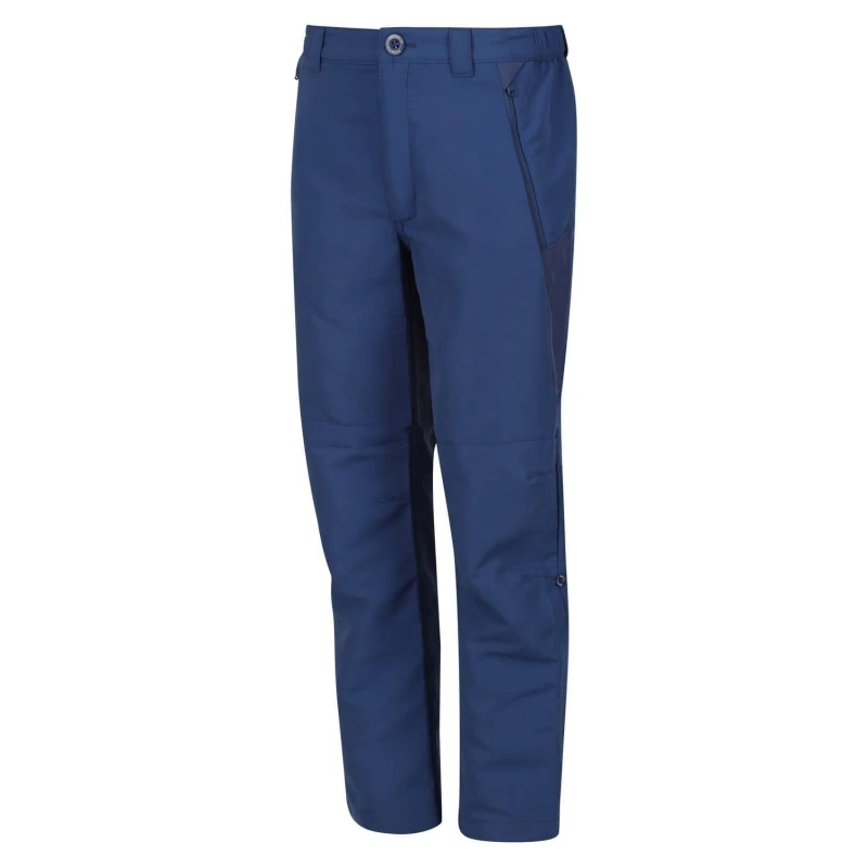 Image of Regatta Sorcer Mountain VI Trousers - Blue Blue 9 - 10 Years